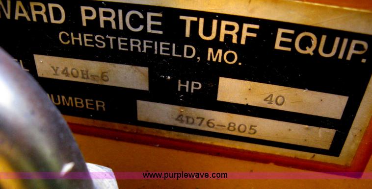 image for item H5339 Howard Price Turf Blazer 1260 ZTR lawn mower