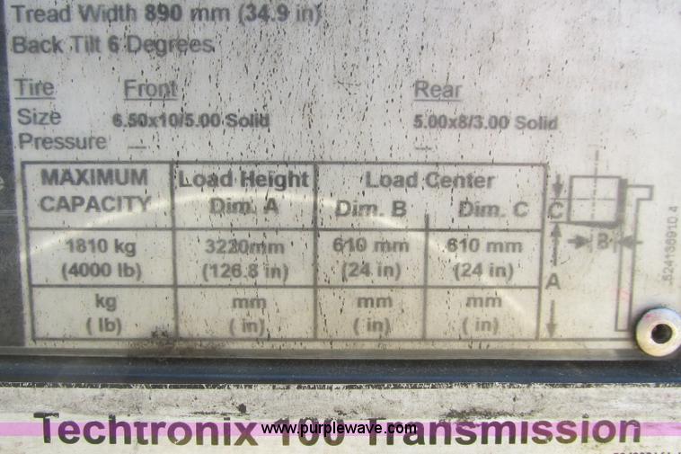 image for item I3493 Yale forklift