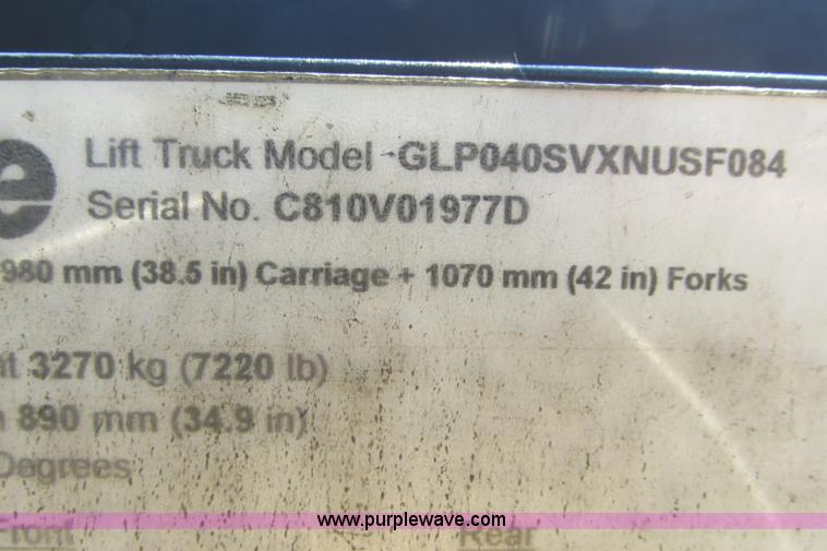 image for item I3493 Yale forklift