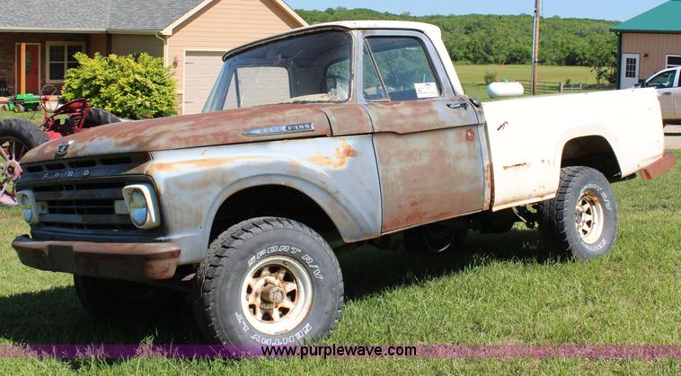 image for item J1102 1962 Ford 100 pickup truck