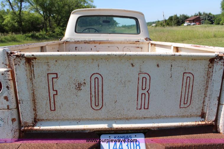 image for item J1102 1962 Ford 100 pickup truck