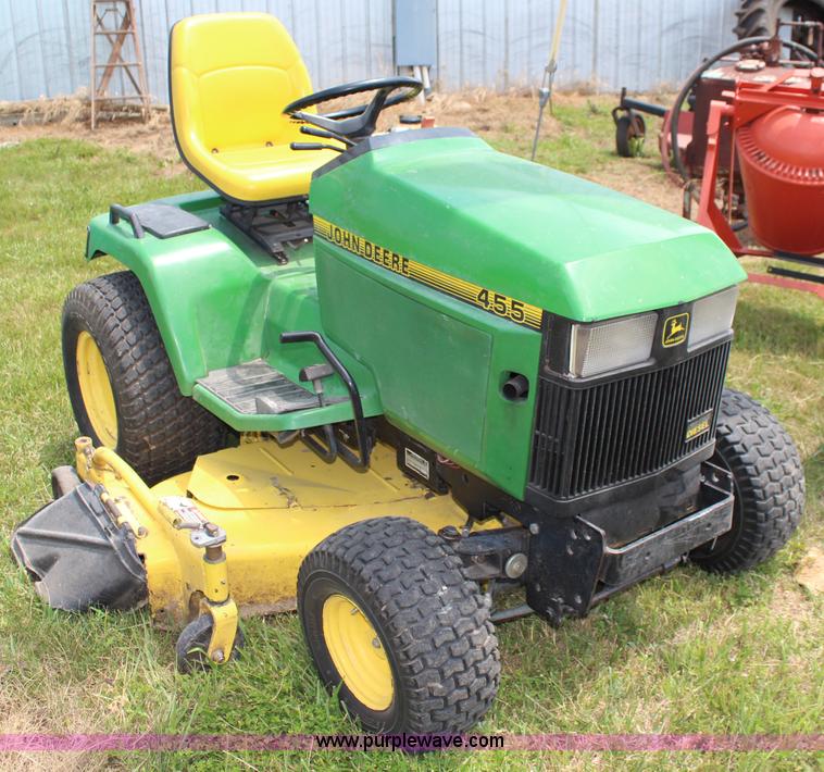 image for item J1118 John Deere 455 lawn mower