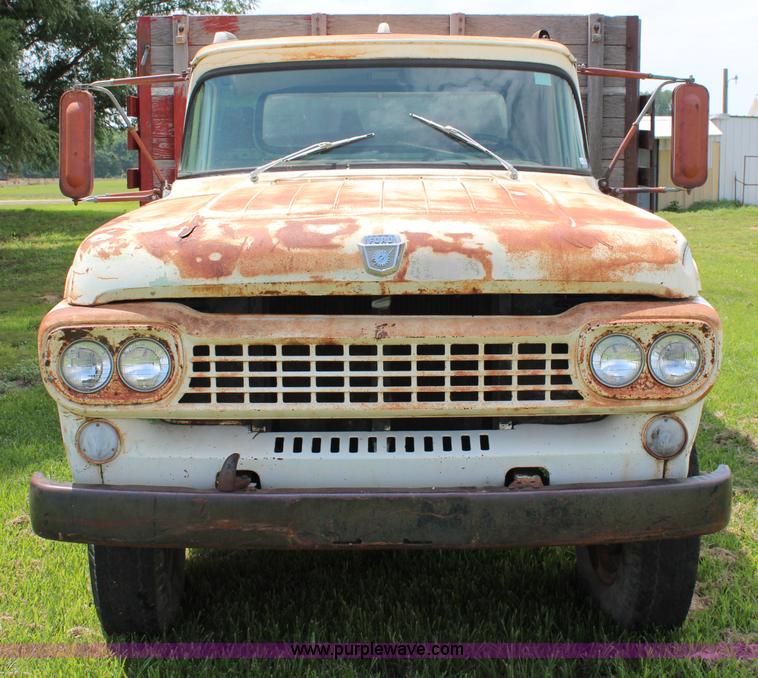 image for item BA9178 1958 Ford grain truck