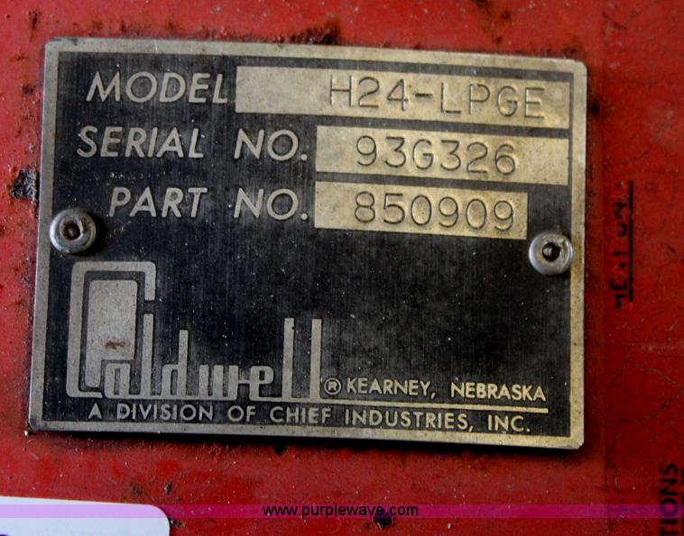 image for item BA9196 (2) Caldwell grain bin drying fans with propane burner