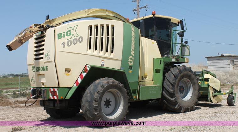 image for item C3931 2008 Krone Big X 1000 forage harvester