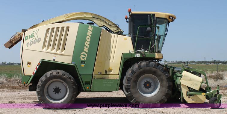 image for item C3931 2008 Krone Big X 1000 forage harvester