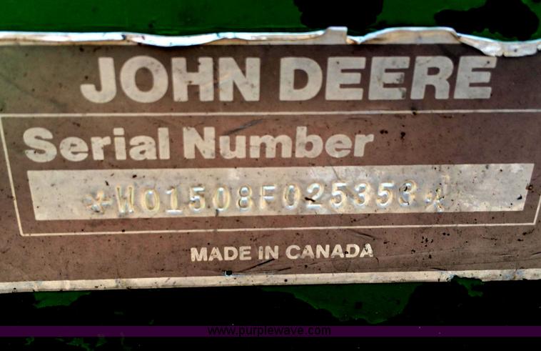 image for item D1083 John Deere 1508 batwing rotary mower