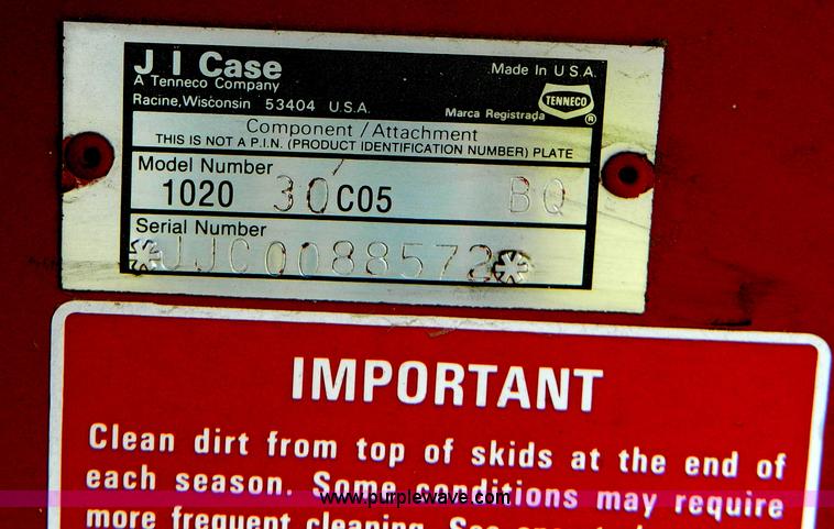 image for item H2444 1992 Case IH 1020 flex header