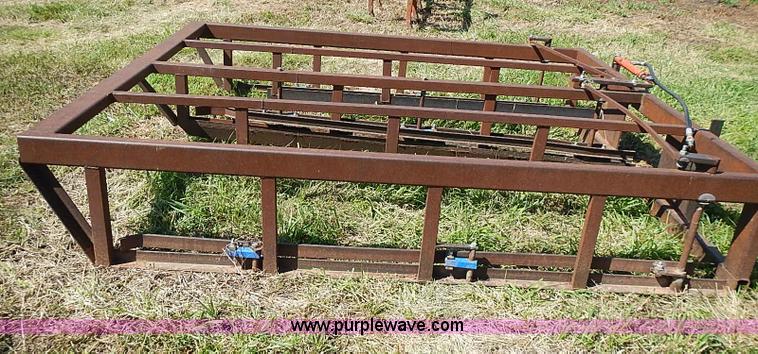 image for item J2101 Small square bale accumulator skid steer attachment