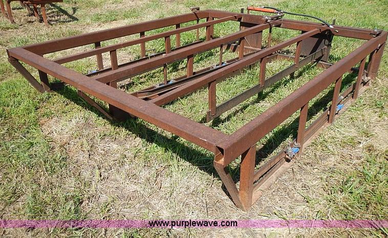 image for item J2101 Small square bale accumulator skid steer attachment