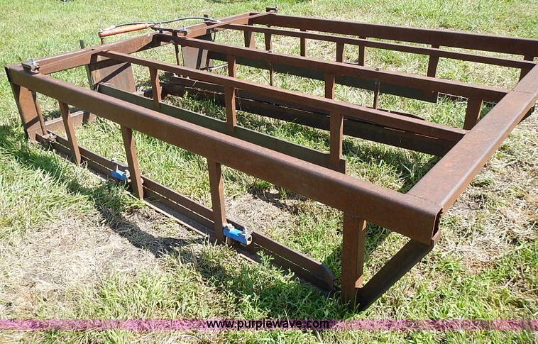 image for item J2101 Small square bale accumulator skid steer attachment