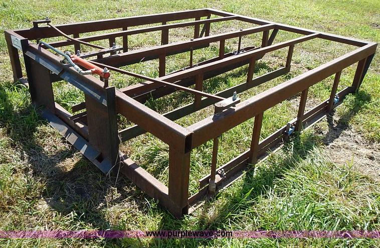 image for item J2101 Small square bale accumulator skid steer attachment