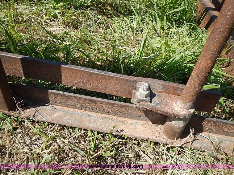 image for item J2101 Small square bale accumulator skid steer attachment