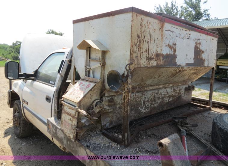 image for item AC9396 2002 Dodge Ram 3500 Laramie SLT flatbed truck