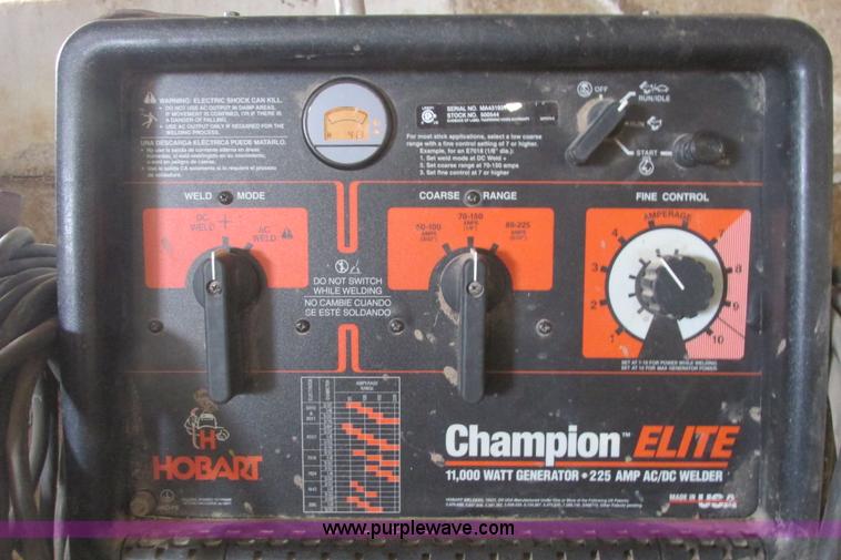 image for item AZ9586 Hobart Champion Elite welder/generator