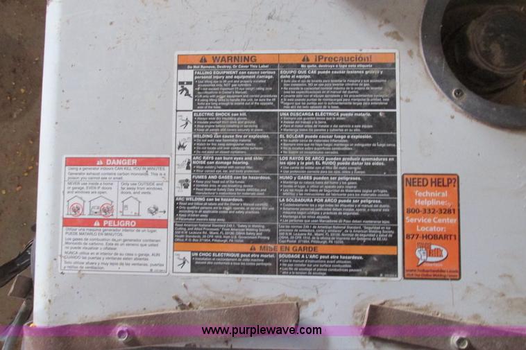 image for item AZ9586 Hobart Champion Elite welder/generator