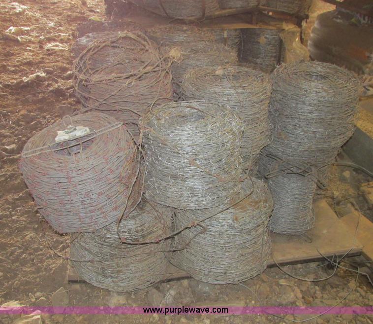 image for item AZ9590 (70) rolls of barbed wire
