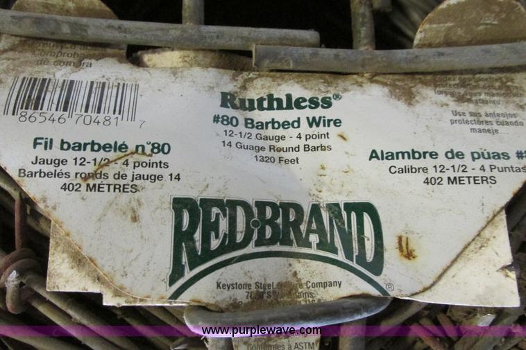 image for item AZ9590 (70) rolls of barbed wire