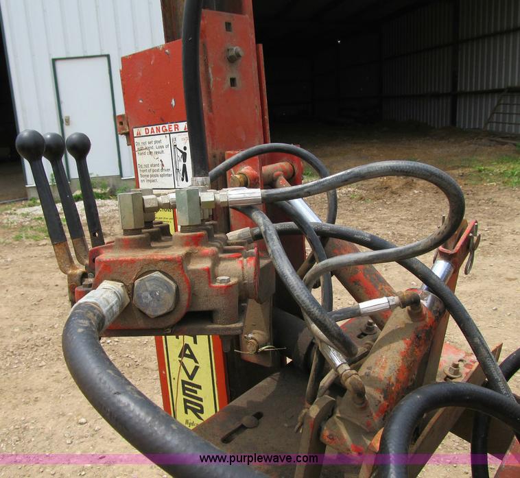 Shaver HD8 hydraulic skid steer post driver in Flemington, MO Item