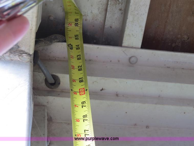 image for item F4957 2001 Eby Ruff Neck 26' aluminum gooseneck stock trailer