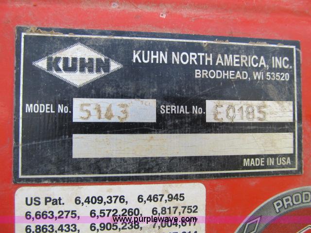 image for item F4961 2012 Kuhn Knight 5143 vertical maxx TMR mixer