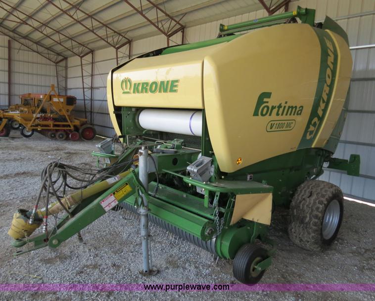 image for item F4963 2012 Krone Fortima V1800MC round baler