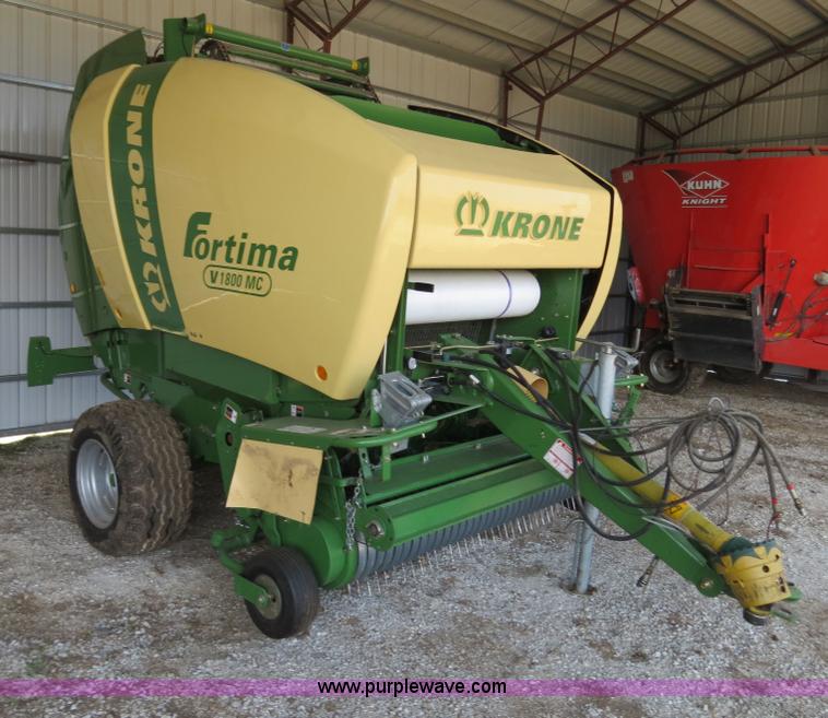 image for item F4963 2012 Krone Fortima V1800MC round baler