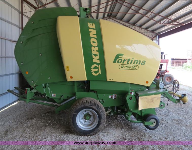 image for item F4963 2012 Krone Fortima V1800MC round baler