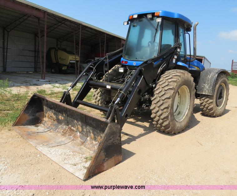 image for item F4968 2007 New Holland TV145 MFWD bi-directional tractor
