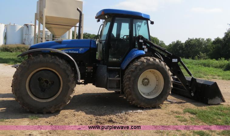 image for item F4968 2007 New Holland TV145 MFWD bi-directional tractor