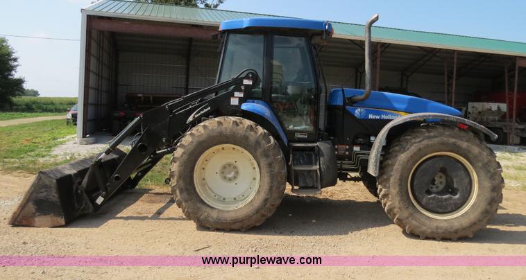image for item F4968 2007 New Holland TV145 MFWD bi-directional tractor