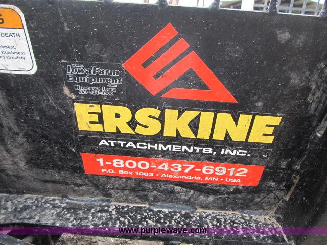 image for item F4973 Erskine tree shear skid steer attachment
