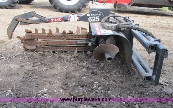 image for item F4975 Bradco 625 trencher skid steer attachment