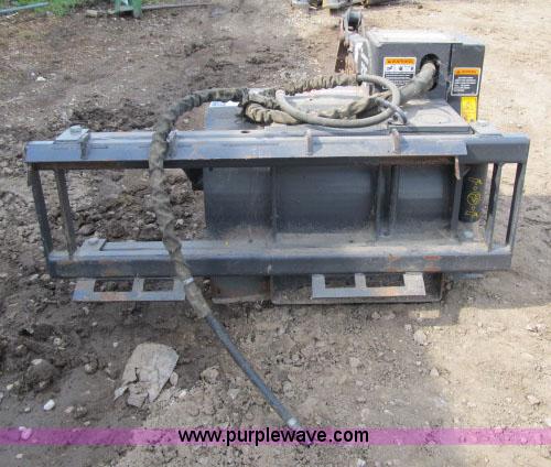 image for item F4975 Bradco 625 trencher skid steer attachment