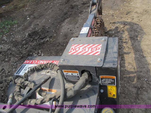 image for item F4975 Bradco 625 trencher skid steer attachment