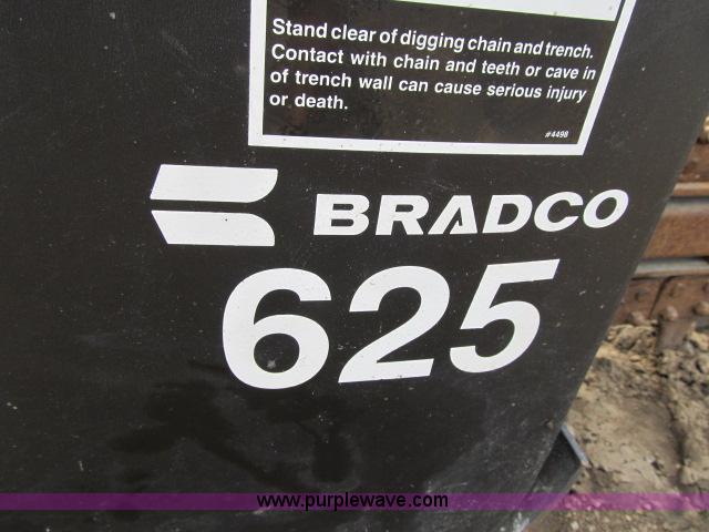 image for item F4975 Bradco 625 trencher skid steer attachment