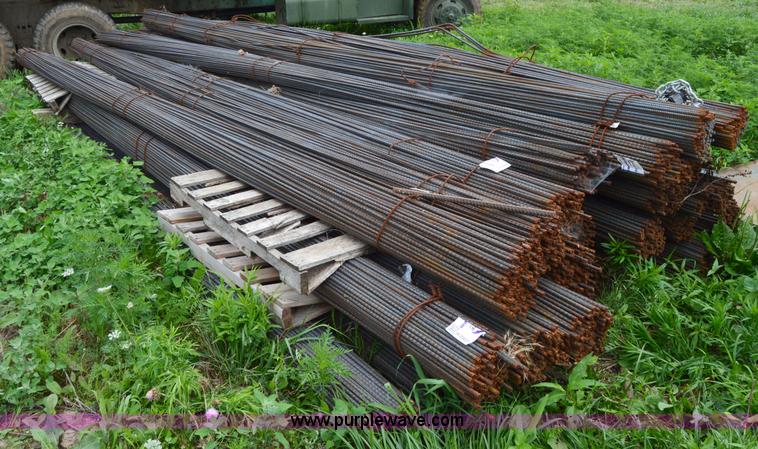 image for item H2909 (4) bundles of 20' x 1/2" rebar