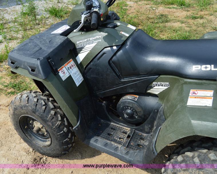 image for item H2920 2013 Polaris Sportsman 800 ATV
