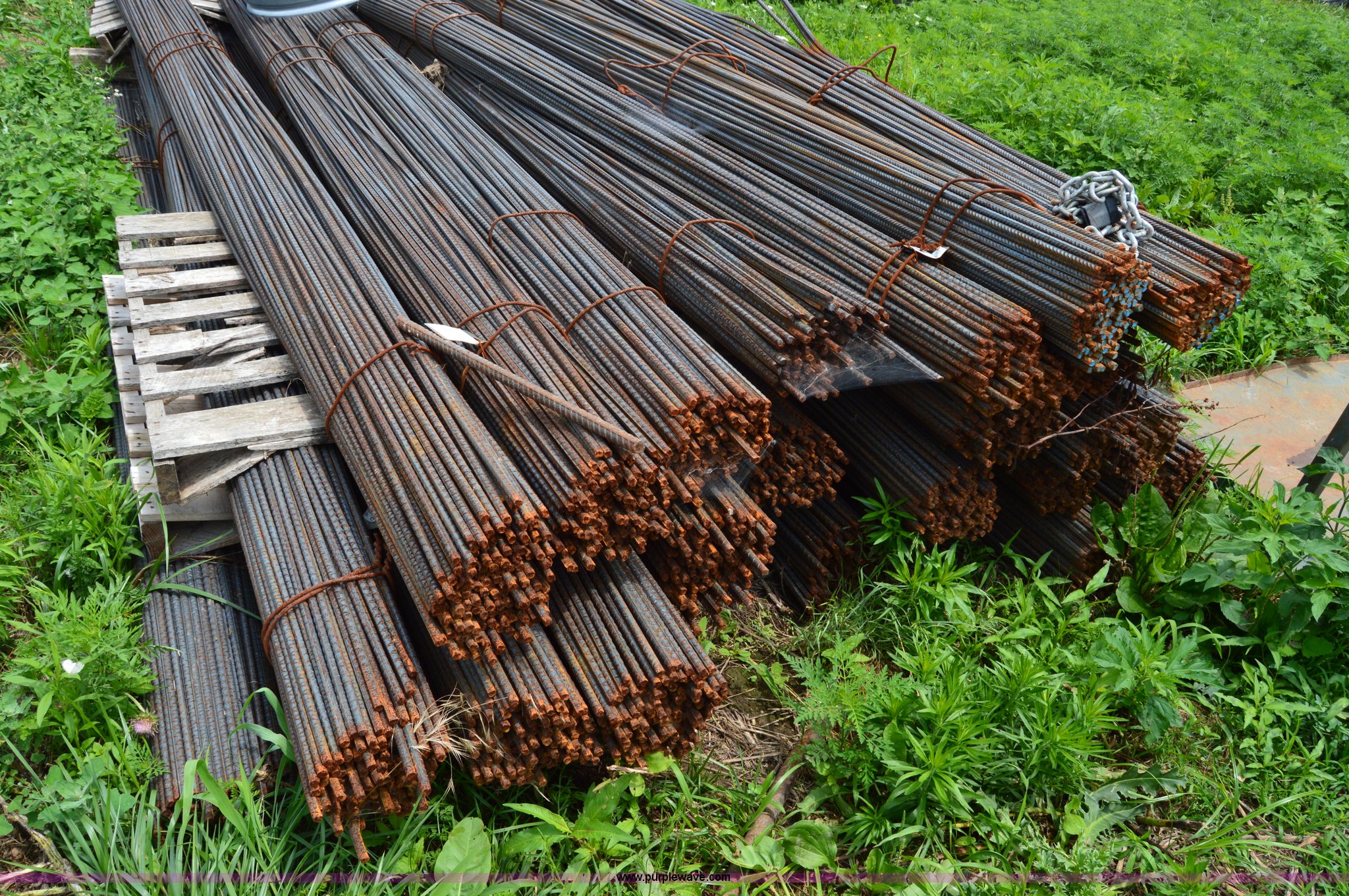(4) bundles of 20' x 1/2" rebar in Flemington, MO Item H2909 sold