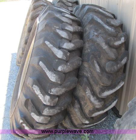 image for item AC9377 (2) 14.00-24 tires and wheels