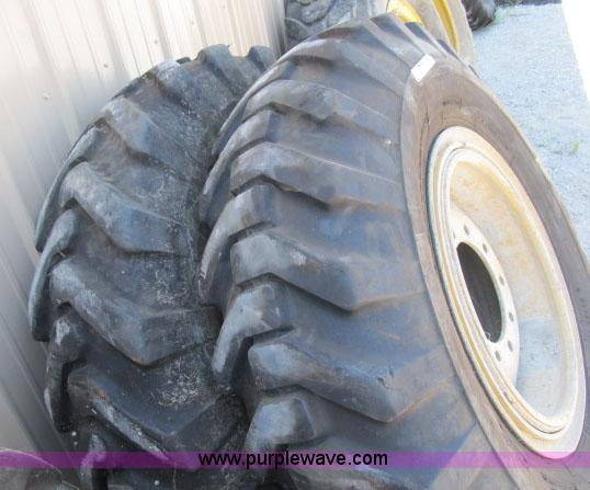 image for item AC9377 (2) 14.00-24 tires and wheels