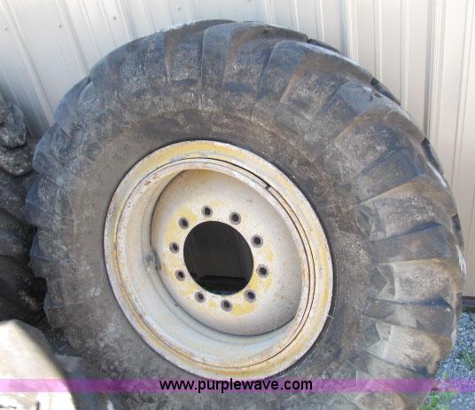 image for item AC9377 (2) 14.00-24 tires and wheels