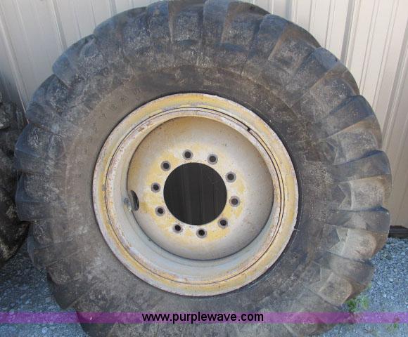 image for item AC9377 (2) 14.00-24 tires and wheels