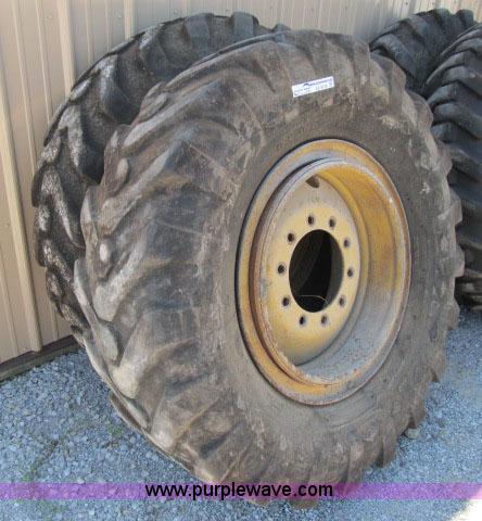 image for item AC9378 (2) 14.00-24 tires and wheels