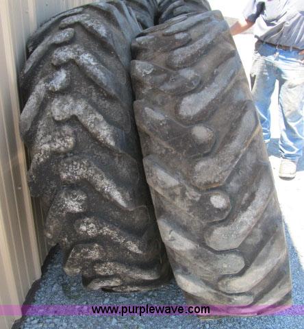 image for item AC9378 (2) 14.00-24 tires and wheels
