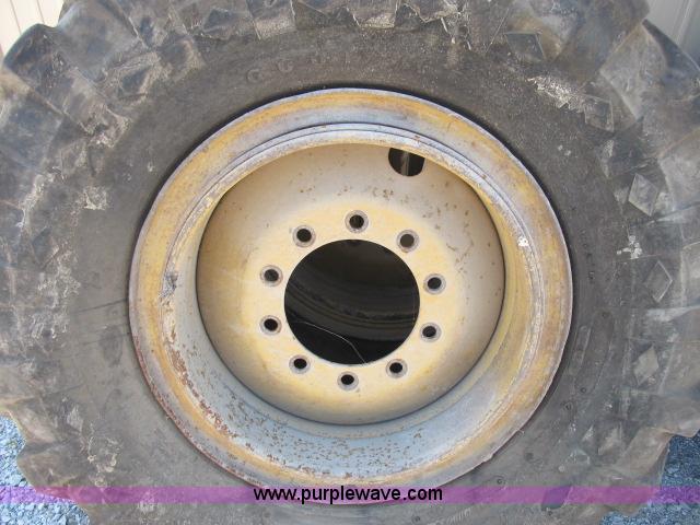 image for item AC9378 (2) 14.00-24 tires and wheels