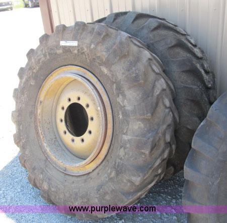 image for item AC9378 (2) 14.00-24 tires and wheels