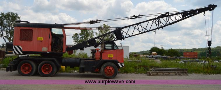 image for item AC9388 1955 Northwest mobile crane