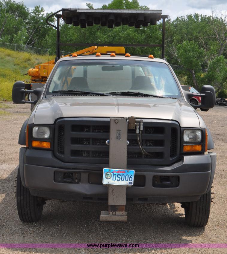 image for item F2040 2007 Ford F550 Super Duty XL utility truck with core drill