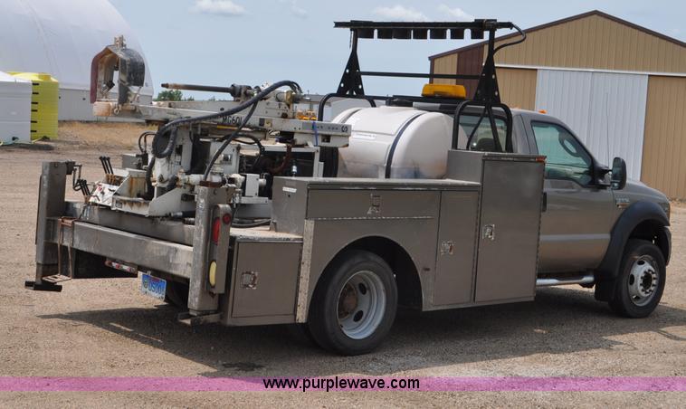 image for item F2040 2007 Ford F550 Super Duty XL utility truck with core drill